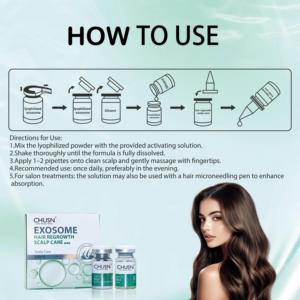 CHUSN Exo Zome Booster Ampoule <span class=keywords><strong>per</strong></span> la Crescita dei <span class=keywords><strong>Capelli</strong></span>, Cura del Cuoio Capelluto con Cellule Staminali, Trattamento Anti-Invecchiamento, Kit EXO <span class=keywords><strong>per</strong></span> la Ricrescita dei <span class=keywords><strong>Capelli</strong></span> - Product Image 6