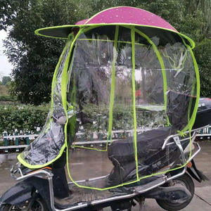 TX1029 Elektrisches Auto-Verdeck Motorrad-Sonnenschutz Windschutzscheiben-Schirm Markise Vollständig Abgedeckter Regenschirm für Elektrofahrräder - Product Image 3