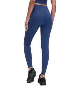 Pantalons de yoga pour femmes avec logo personnalisé, design classique et simple, vêtements de sport, taille haute, effet push-up, leggings de sport pour la salle de sport - Product Image 2