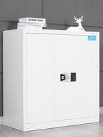 Armoire de classement moderne en acier autoportante et durable avec serrure électronique à code antivol pour chambre et école