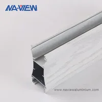 Piezas de marco de puerta de ducha de aluminio, extrusiones de pantalla, proveedor de China