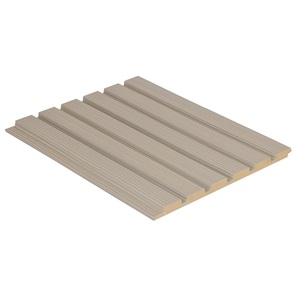 Panneaux muraux cannelés contemporains en MDF de 12 mm avec surface de style bois pour des applications de design intérieur élégantes - Product Image 1