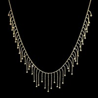 Collier ras du cou Xinfly en or massif 18 carats, artisanat en filigrane, luxe discret, bijoux raffinés, prêt à être expédié