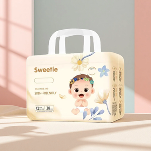 حفاضات أطفال قوية بأسعار منخفضة من المصنع، متوفرة بمقاسات كبيرة ودرجة أولى، حفاضات أطفال بالجملة للبيع - Product Image 1