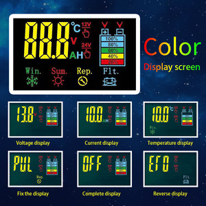 Nuovo Caricabatterie Intelligente a Impulsi 12V/24V 10A per Veicoli Elettrici, Auto e Moto, Caricabatterie Solare - Product Image 3