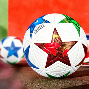 Ballon de football Feihong PU-56 de haute qualité Coupe du Monde USA-Canada-Mexique 2026 Taille 5 en cuir PU thermocollé Écologique et durable - Product Image 3