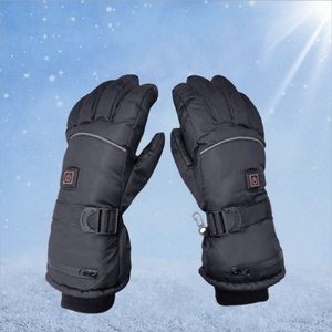 Waterproof Heating Mittens Lithium Battery Heated Gloves Rechargeable Three-speed Temperature <b>Control</b> Heated Ski Mittens - Product Image 4