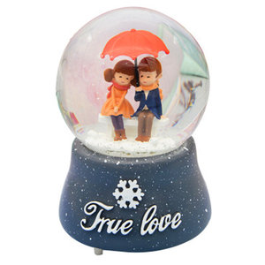 Gli Amanti Starlights Globi di Luce di Notte <span class=keywords><strong>Della</strong></span> Novità Musicale Globo di Neve di Music Box Ornamento <span class=keywords><strong>Regalo</strong></span> <span class=keywords><strong>per</strong></span> Il Giorno di San Valentino di Natale - Product Image 2