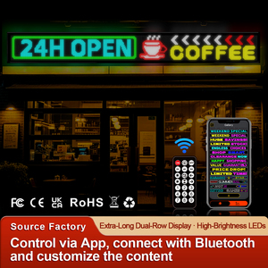 32320 picel app-lập trình <span class=keywords><strong>Led</strong></span> Xe Đăng board USB 5V di chuyển tin nhắn ánh sáng ma trận Bảng điều chỉnh cho trang trí văn phòng kỹ thuật số - Product Image 6