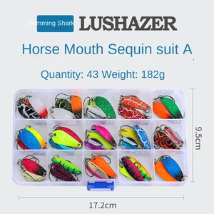 12 pz/43 pz Micro cucchiaio scatola di <span class=keywords><strong>esche</strong></span> a gancio singolo <span class=keywords><strong>trota</strong></span> Area gioco di colata in metallo cucchiaio 2g-5gmix <span class=keywords><strong>esche</strong></span> da pesca a cucchiaio ultraleggeri - Product Image 6