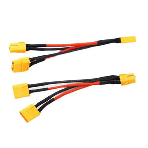XT30〜XT60バッテリーケーブル12AWGシリコンワイヤ高電流ドローンおよびRCアプリケーション用アダプターケーブル - Product Image 3