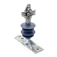 Isolateur horizontal en polymère pour ligne haute tension 33KV, conforme aux normes IEC 61109 / ANSI C29.11