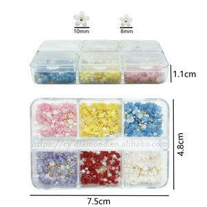 CY Petites Fleurs en Résine pour Décoration d'Ongles 3D Kit d'Accessoires de Manucure - Product Image 3