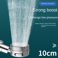 Pommeau de douche à pression nordique, réglage universel à trois vitesses, sortie d'eau à un bouton, filtre en coton, grand bain d'eau