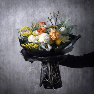 Valentine's Day Packaging Elegant Shining Bright English Letter PE Synthetic <b>Paper</b> Waterproof Matte Printed Flower <b>Wrap</b> <b>Floral</b> - Product Image 4