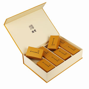 High Quality Custom Luxury Package Hot Stamping Cardboard Insert Flip Up Magnetic <strong>Box</strong> For <strong>Tea</strong> <strong>Packaging</strong> - Product Image 1
