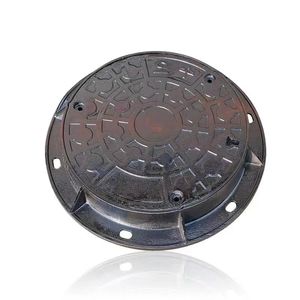 도로 배수 잠글 수 있는 연성 철 사용 맨홀 커버 하수도 맨홀 커버 - Product Image 2