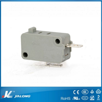 Interrupteur Tactile Silencieux SPDT MX12-6A 4A/10A 125/250VAC Micro 2 Broches SMD/2 Broches DIP IP40 (Plastique/Métal) CCC CE Rohs CQC