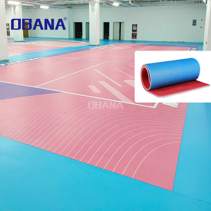 Obana Apba Tapis de Pickleball de <span class=keywords><strong>Surface</strong></span> pour Terrain de <span class=keywords><strong>Sport</strong></span> Intérieur et Extérieur Tapis de Pickleball Rouleau de Plancher Amovible - Product Image 4