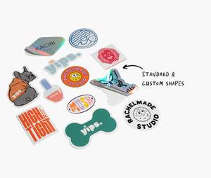 מדבקות לוגו בהתאמה אישית, כל צורה וגודל, דביקות עצמית לאריזה, מדבקות חתוכות בלייזר עמידות במים, מדבקות חתוכות בלייזר בהתאמה אישית - Product Image 4