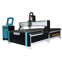 1.D Zware 3d Spuitverf Cnc Router Graveermachine Automatische Hout Cnc Router Met Servomotor & Mach3 Besturingssysteem