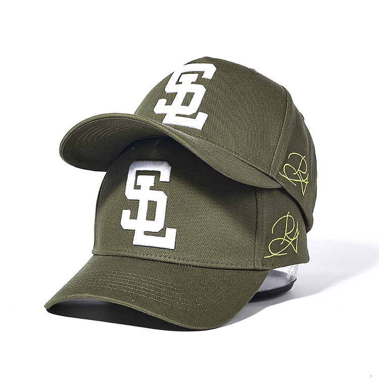 Зеленая бейсболка с логотипом на заказ, высокое качество, 5 панелей Gorras, 3D вышитая Персонализированная Мужская бейсболка для гольфа