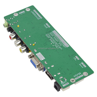 Papan Kontrol LCD Jozitech ZY-S10AVH01 V1.0 7-Tombol LED OSD Multi-Bahasa Daya 12V DC Mendukung Input HD-MI/VGA/AV