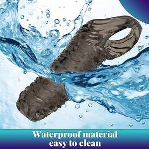 Penis Mouw Met Schroefdraad Herbruikbare Vergrotende Mouwen Dik, Realistisch Siliconen Zachte <span class=keywords><strong>Cock</strong></span> Sheath Seksspeeltjes Voor Heren Vergroter Singel Ring - Product Image 4