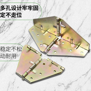Furniture Hinge Large Butterfly <b>Folding</b> Hinge 2.5 Mm Cold Rolled Steel Full Mortise Hidden Design For <b>Table</b> - Product Image 2