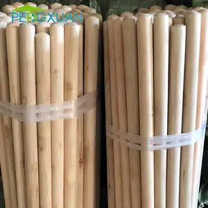 중국 제조 업체 친환경 소재 나무 손잡이 청소 빗자루 스틱 걸레 스틱