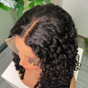 HD Transparent Lace Glueless <b>Wig</b> 5x5 Lace Closure <b>Pixie</b> Curl <b>Wig</b> Breathable Cap Curly <b>Wigs</b> Human Hair Lace Front for Women - Product Image 5