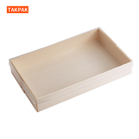 Boîte de pâtisserie en bois biodégradables, emballage avec fenêtre transparente pour pâtisserie, Mini gâteau à donuts, vente en gros, 10 pièces
