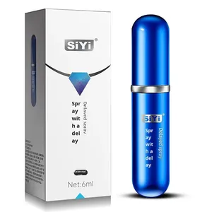 Siyi <span class=keywords><strong>Little</strong></span> Blue Bottle 6ml Spray retardateur D Type 10g Lubrifiant sexuel externe pour hommes Autres additifs - Product Image 5