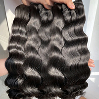 Cheveux Indiens Bruts Alignés dans le Sens de la Cuticule, 100% Cheveux Vietnamiens Bruts, Fournisseur de Cheveux Naturels Ondulés, Lisses comme des Baguettes, Bouclés Birmans, Lot de Cheveux Humains