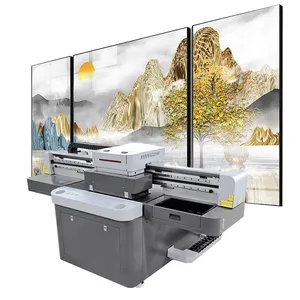 Stampante commerciale macchina stampa fotografica macchina Flatbed UV stampante grande formato