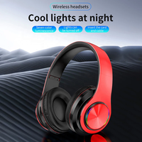 Casque de jeu sans fil RGB personnalisé OEM B39, casque de jeu stéréo pliable pour le sport, écouteurs avec microphone pour PC