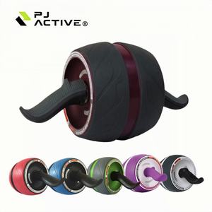 Rueda de Yoga Portátil PINJIAN, <span class=keywords><strong>Rodillo</strong></span> de Ejercicio Abdominal Personalizado al por Mayor, con Asas Antideslizantes para <span class=keywords><strong>Principiantes</strong></span>, <span class=keywords><strong>Entrenamiento</strong></span> de Pérdida de Peso - Product Image 1