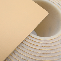 Eponge de ponçage en mousse d'oxyde d'aluminium Oem Rouleau de sable Papier de verre jaune pour polissage pour voiture/bois/mur