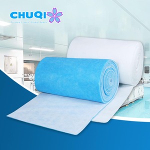Rouleau de média filtrant pour admission d'air en coton synthétique G4 pré-filtrant CHUQI Factory, 99,995 %, pour cabine de peinture - Product Image 1