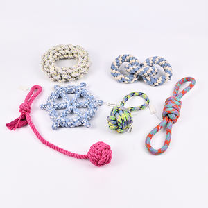 2025 nuovo design intrecciato corda di cotone cane masticare giocattoli per animali da compagnia da addestramento all'aperto giocattoli per cani - Product Image 6