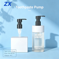 Tête de pompe à dentifrice personnalisable en couleur et taille, avec interrupteur externe autobloquant gauche/droite, échantillons gratuits