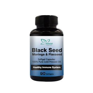 Suplemen minyak <span class=keywords><strong>Moringa</strong></span> organik harga rendah meningkatkan kesehatan kardiovaskular dan mendukung gel lembut minyak biji hitam Jantung sehat - Product Image 1