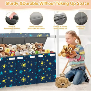 Thấp Moq Linh Hoạt Đồ Chơi Lưu Trữ Organizer Oxford Trẻ Em Đồ Chơi Hộp Lưu Trữ Không Thấm Nước Hộp Lưu Trữ Cho Trẻ Em Đồ Chơi - Product Image 5