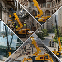 Mini-grue araignée 3T diesel-électrique bi-mode, hauteur de levage 20m et rayon d'action 15m – Fabricant