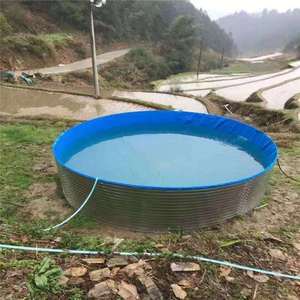 Silo de Almacenamiento de Agua de Acero Zincalume de 10-300m3, Tanque de Agua Redondo Ensamblable para Ganadería o Riego Agrícola y Forestal - Product Image 3