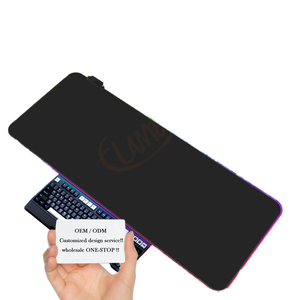 Alfombrilla de Ratón para Juegos LED RGB con Logotipo Personalizado Grande, de Goma Resistente al Agua, 30x80cm, Producto Flashstrike en Existencia - Product Image 1