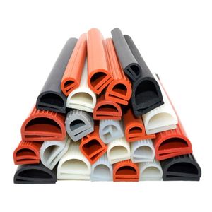 Gomma protettiva vari colori per porte e finestre canale H striscia di tenuta per porte strisce di gomma estrusione - Product Image 1