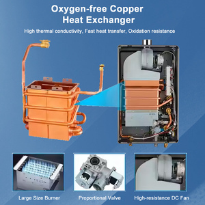 <span class=keywords><strong>Chauffe</strong></span>-<span class=keywords><strong>eau</strong></span> <span class=keywords><strong>instantané</strong></span> intelligent au gaz naturel 8-16L à prix d'usine, en cuivre, à température constante, mural pour salle de bain, camping-car, extérieur - Product Image 3