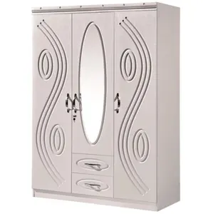 <span class=keywords><strong>Armario</strong></span> Moderno de Estilo Nuevo con Puerta Batiente, <span class=keywords><strong>Armario</strong></span> Combinado Multifuncional de Madera para Dormitorio, Muebles para el Hogar - Product Image 1