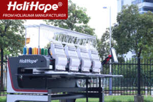 HoliHope Holiauma Industrial 4 Head Computerized Embroidery Machine for Hat <strong>Big</strong> Flat Guangzhou Factory Direct Sale Like <strong>Brother</strong> - Product Image 2